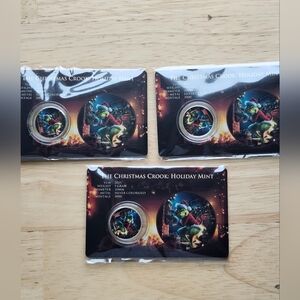 The Grinch Holiday 1 gram Silver Coins X3